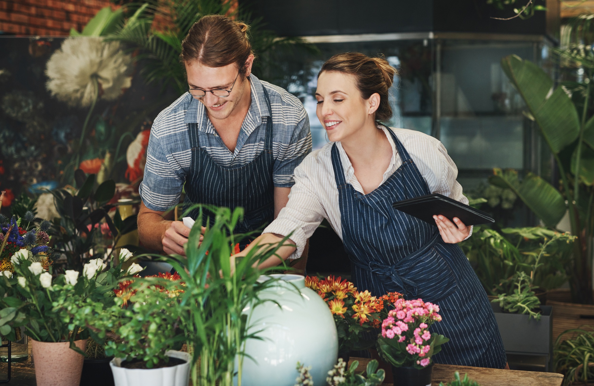 Business is blooming